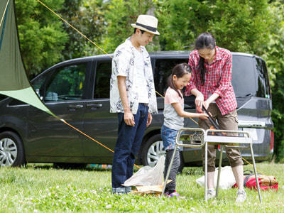 キャンプ場サンプリング