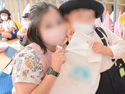 夏シーズンを前にした日焼け予防商品セットの幼稚園・保育園保護者向けサンプリング事例1