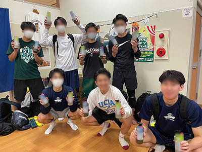 人気のサウナ施設での男性向けヘアケア商材・スキンケア商材のサンプリング事例1