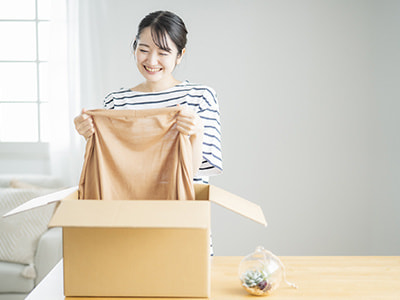 多摩地域定住訴求を目的とした総合通販サイト商品宅配時チラシ同梱事例3