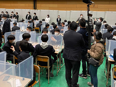 大手男性化粧品メーカーによる男子校での身だしなみに関するセミナー実施事例