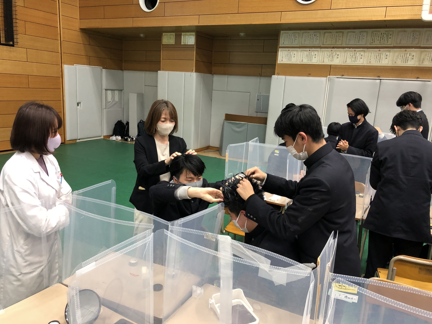 大手男性化粧品メーカーによる男子校での身だしなみに関するセミナー実施事例