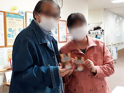 人間ドック/健診センターでのノンシュガーキャンディサンプリング事例4