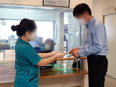 人間ドック/健診センターでのノンシュガーキャンディサンプリング事例3