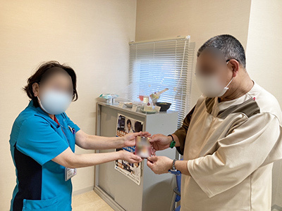 人間ドック/健診センターでのノンシュガーキャンディサンプリング事例2