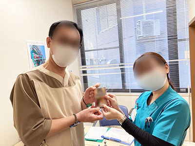 人間ドック/健診センターでのノンシュガーキャンディサンプリング事例