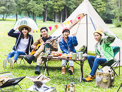 キャンプ場サンプリング