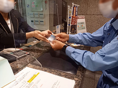 ビジネスホテルでのニコチン0のタバコスティックサンプリング事例4