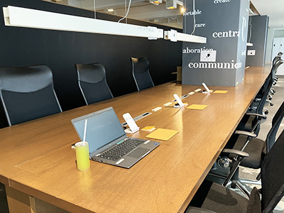 コワーキングスペース・シェアオフィスでのリキッドタイプの栄養調整食品プロモーション事例3