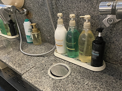 サウナ施設での男性向けボディウォッシュのサンプリング&タッチアンドトライ施策事例2