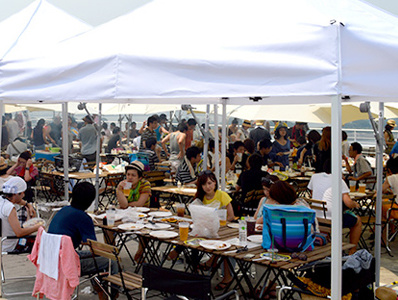 BBQ(バーベキュー)場・BBQ施設でのサンプリング1