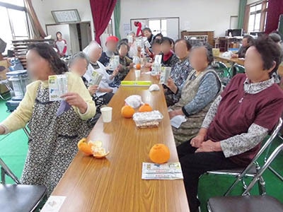 宮城県のシニア層に向けた健康機能食品の粉末緑茶のサンプリング事例2