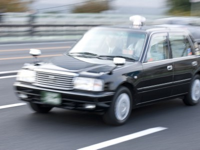 東京エリアのタクシーでのアドケース2