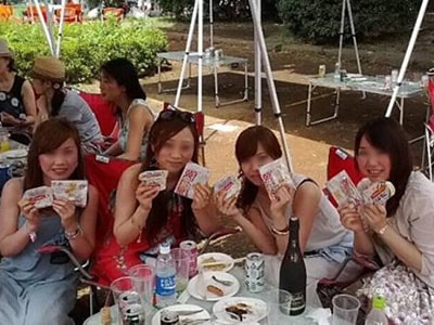 BBQ参加者に向けたヨーグルトの冷蔵サンプリング事例2