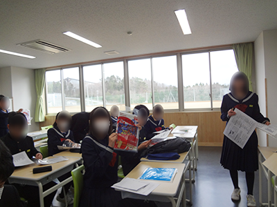 大手携帯キャリアによる受験生応援キットの中学3年生向けサンプリング事例4