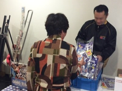 フィットネスジムでのプロテイン飲料イベントサンプリング事例4