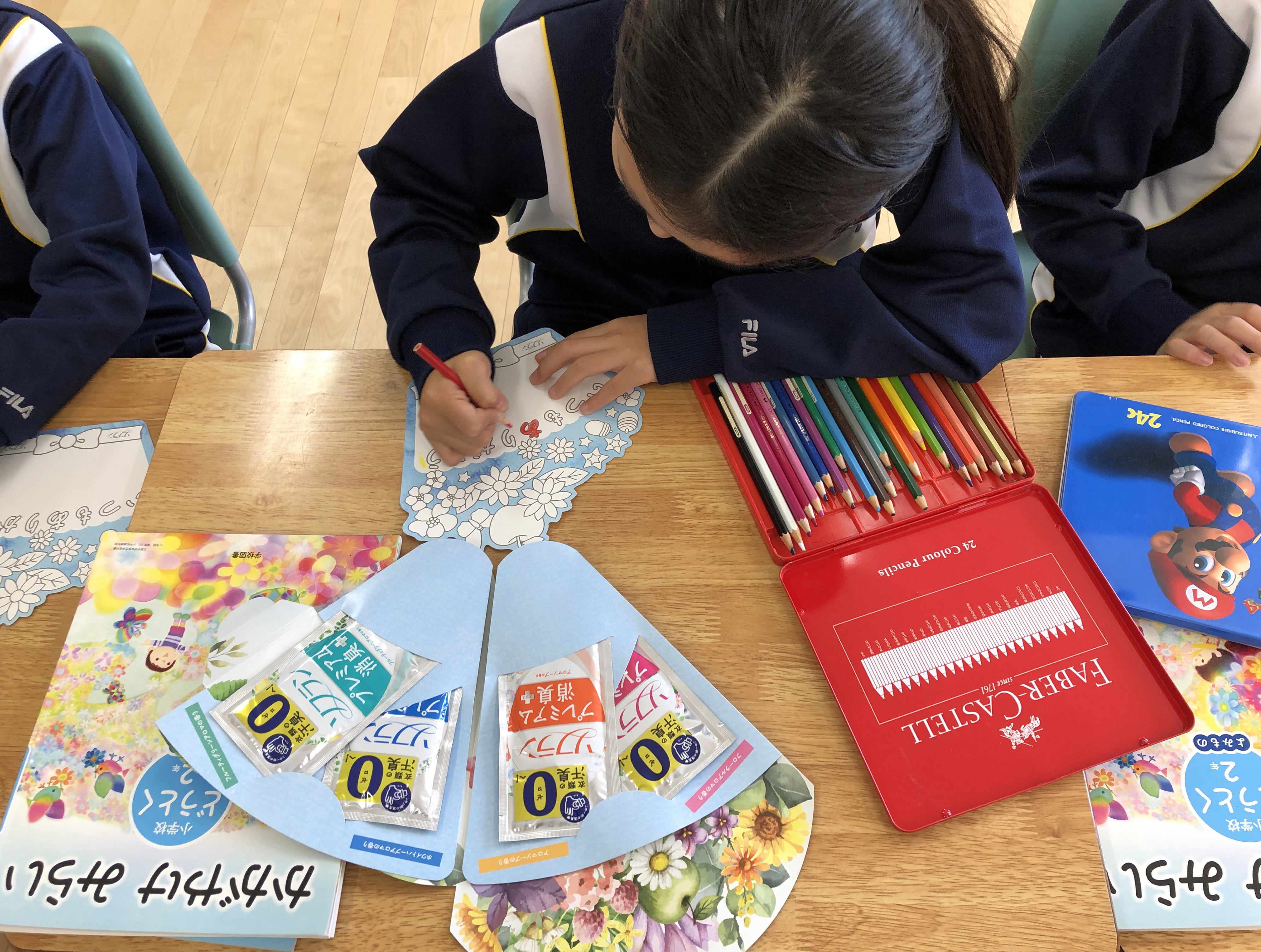 小学校での大手メーカー柔軟剤のサンプリング事例3