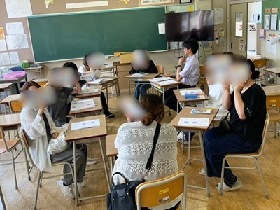中学校、高等学校での保護者来校タイミングを狙った洗濯洗剤の生活応援企画サンプリング事例2