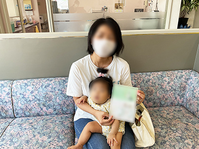 産婦人科において妊産婦に向けた新生児から使えるミルクローションのサンプリング事例4