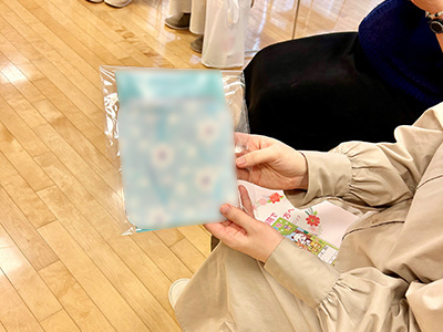 産婦人科でのベビー用品ブランド通販サイトリニューアル告知サンプリング事例4