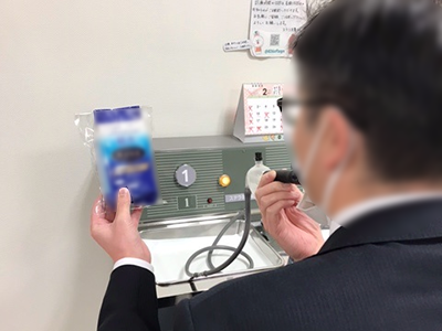 耳鼻咽喉科に来院された花粉症患者に向けた保湿ウエットティシューのサンプリング事例2