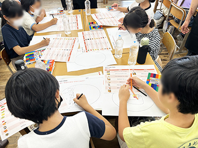 小学校での児童と親を対象としたSDGsと食育に関する親子参加出前授業実施事例2