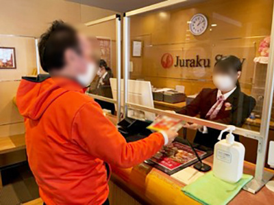 ゴルフ場、ビジネスシティホテル、旅館でのアミノ酸健康補助食品のサンプリング事例4