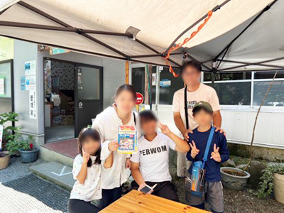 キャンプ場での繰り返し使用できる丈夫なキッチンペーパーサンプリング事例2