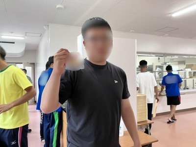 園芸学科・農業学科・酪農学科生徒への絆創膏サンプリング事例3