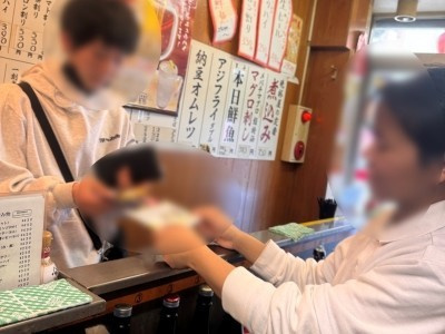 居酒屋における二日酔い対策サプリメントサンプリング事例3